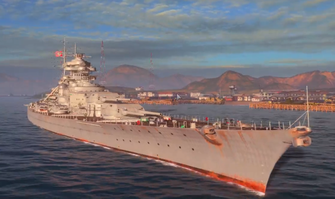 Bismarck Close-Up Model